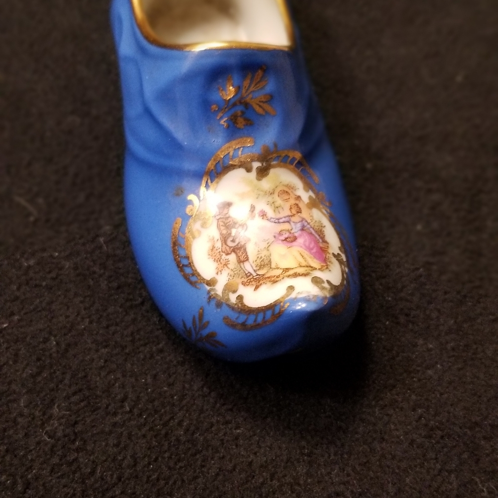 Limoges porcelain shoe